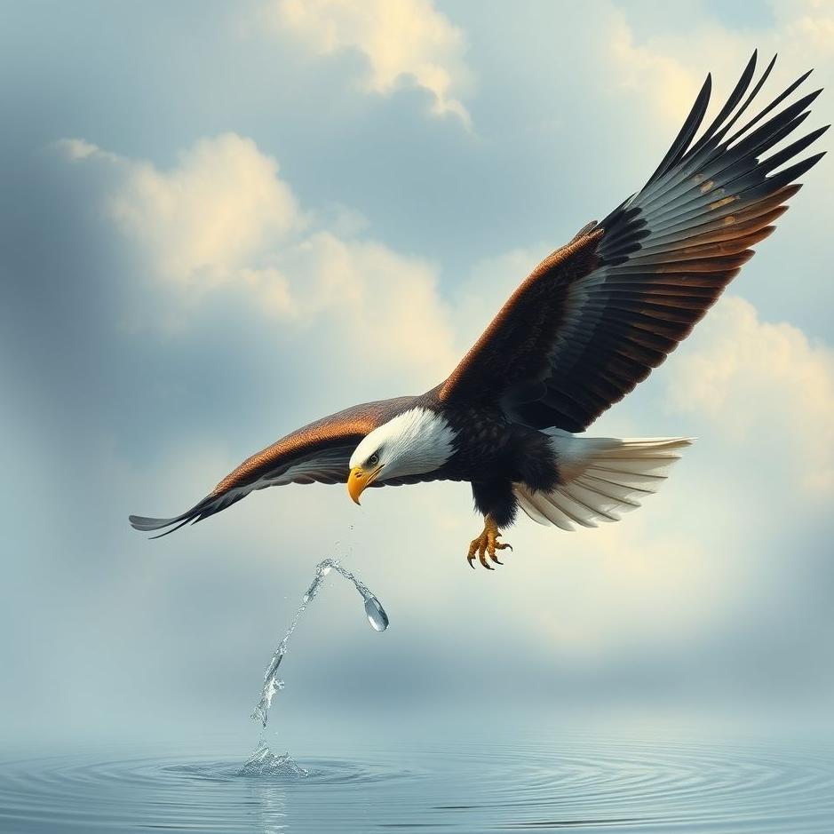 Dream : Giving water to an eagle in a dream