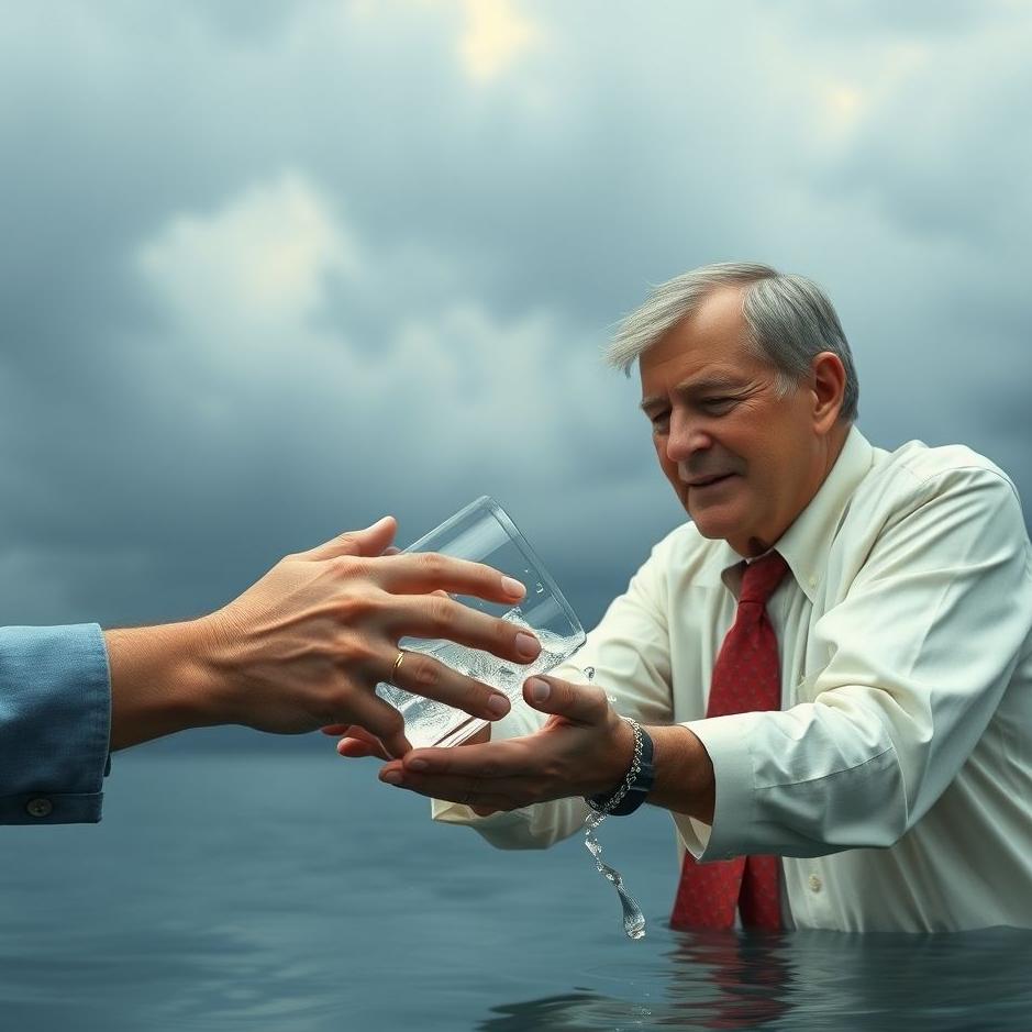 Dream : Giving water to your former manager in a dream