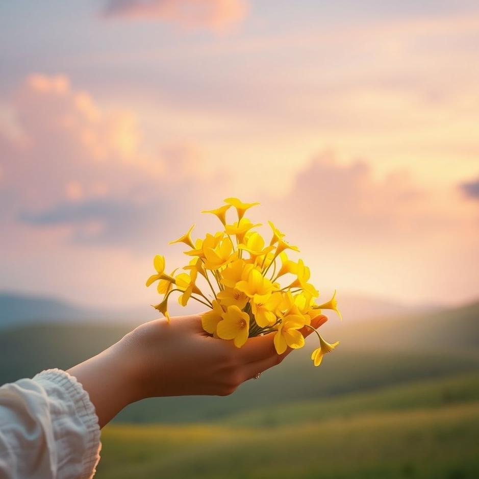 Dream : Giving yellow flowers in a dream