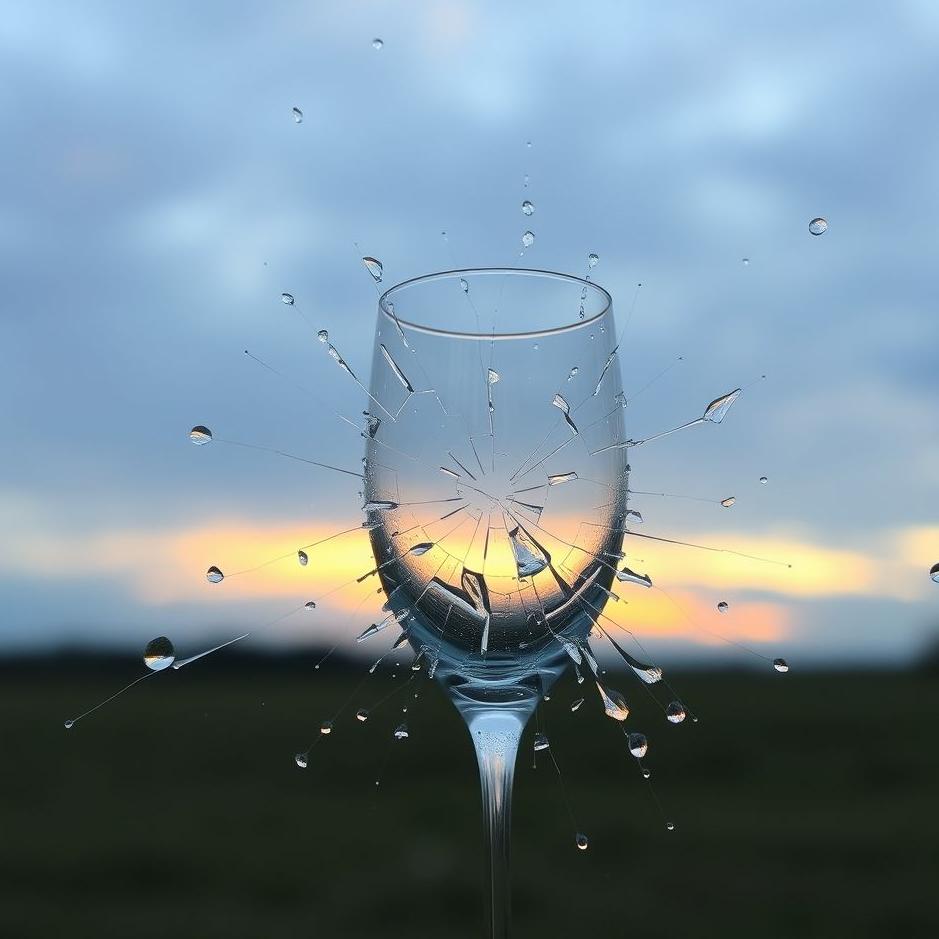Dream : Glass breaking from the wind in a dream