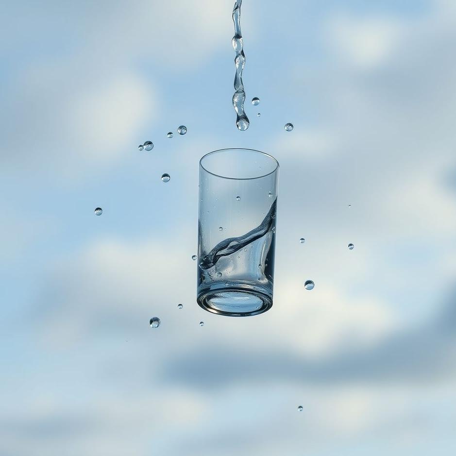 Dream : Glass falling from the air in a dream