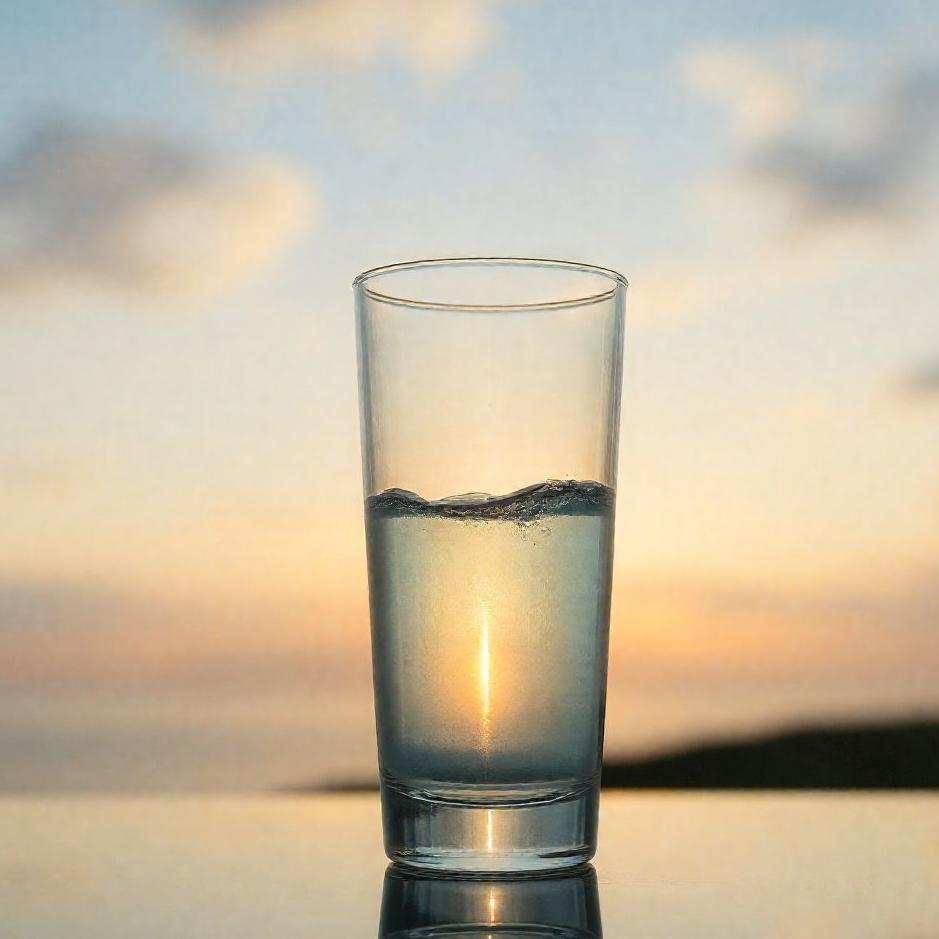 Dream : Glass full of water in a dream