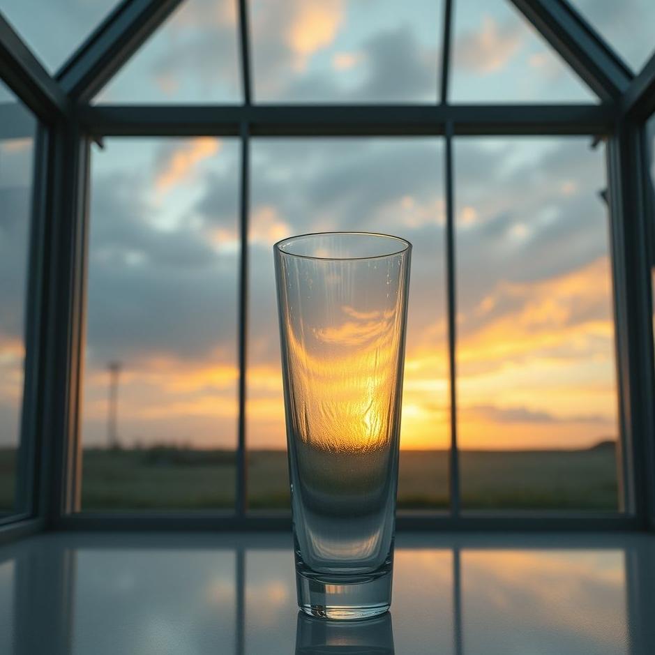 Dream : Glass in a house in a dream