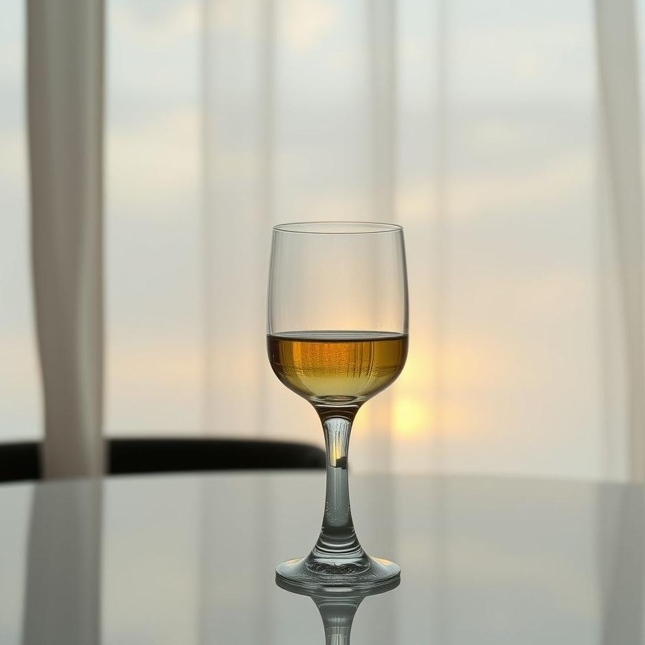 Dream : Glass on the table in a dream