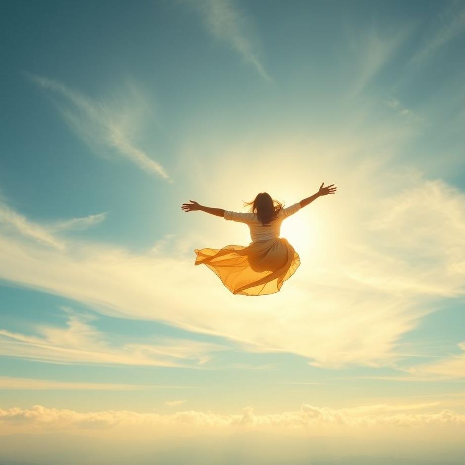 Dream : Gliding in the sky in a dream