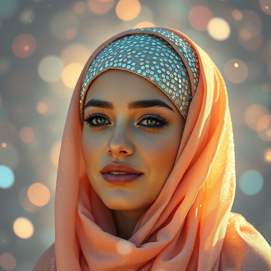 Dream : Glittery headscarf in a dream
