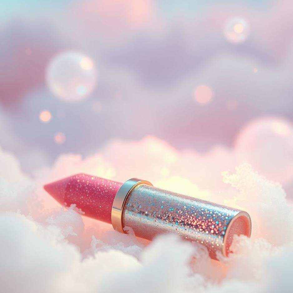 Dream : Glittery lipstick in a dream
