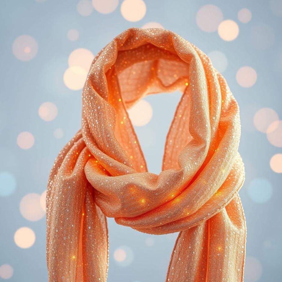 Dream : Glittery scarf in a dream