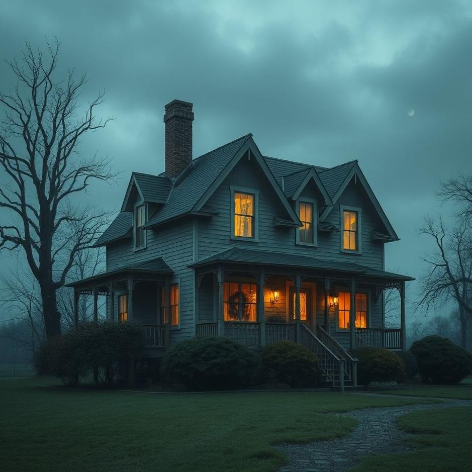 Dream : Gloomy house in a dream