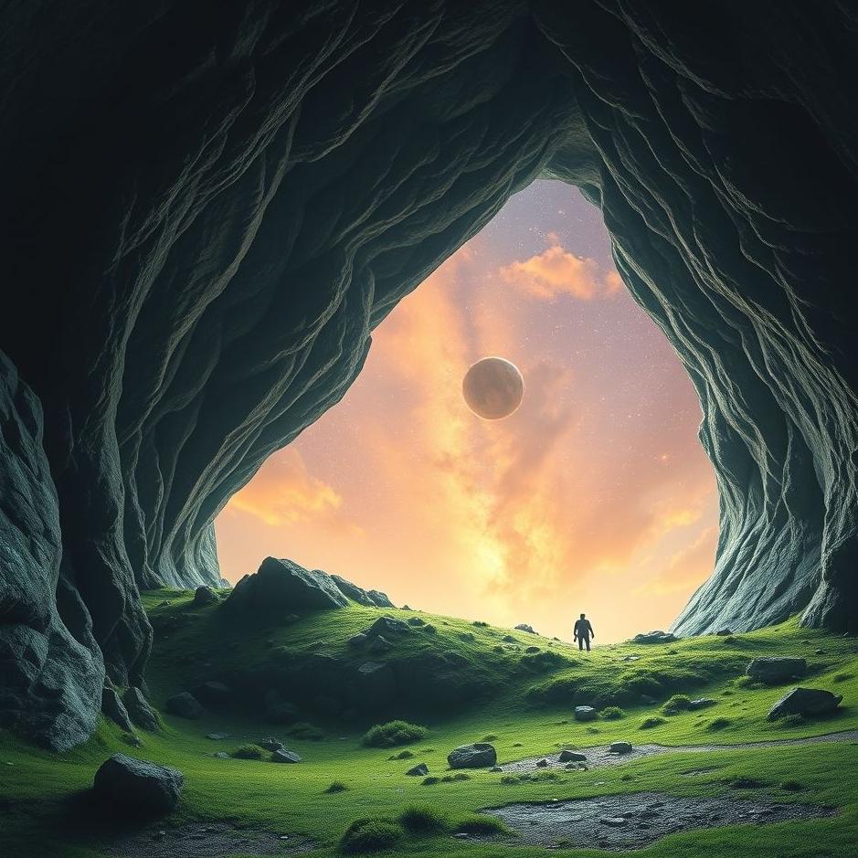Dream : Goal in a cave in a dream
