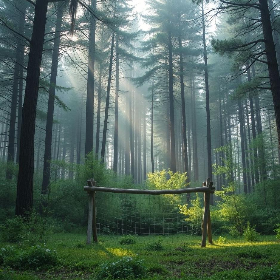 Dream : Goal in the forest in a dream