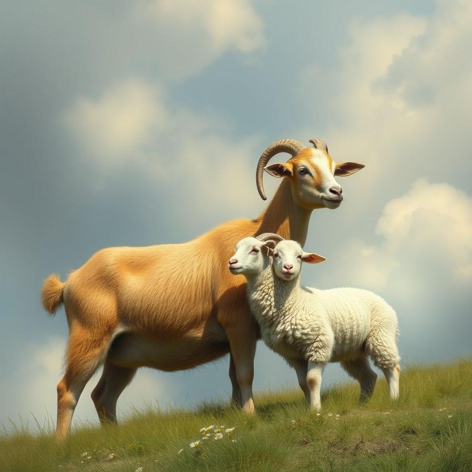 Dream : Goat and a lamb in a dream