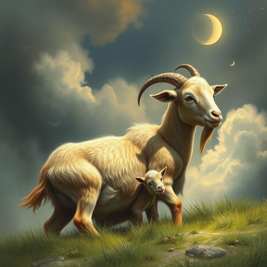 Dream : Goat give birth in a dream