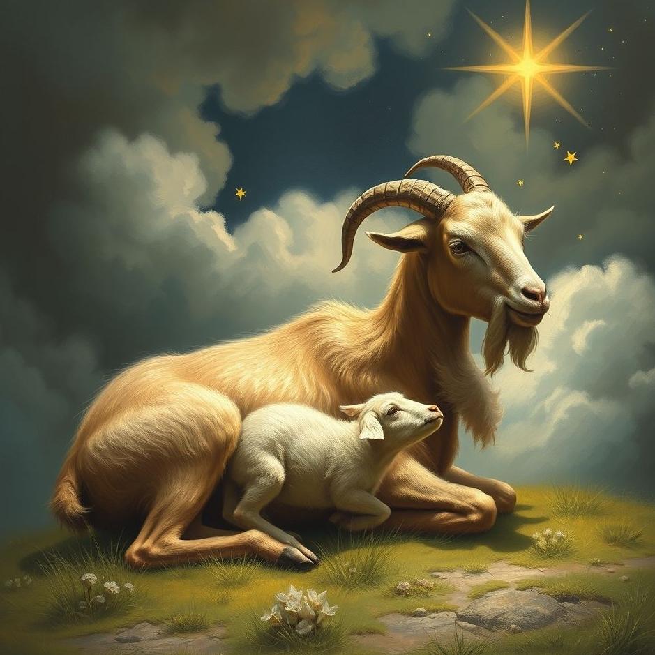 Dream : Goat giving birth in a dream