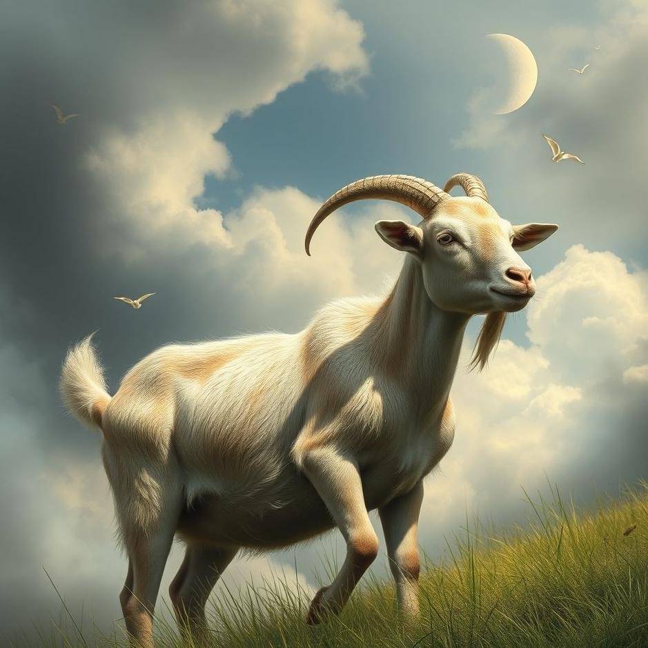 Dream : Goat gored in a dream