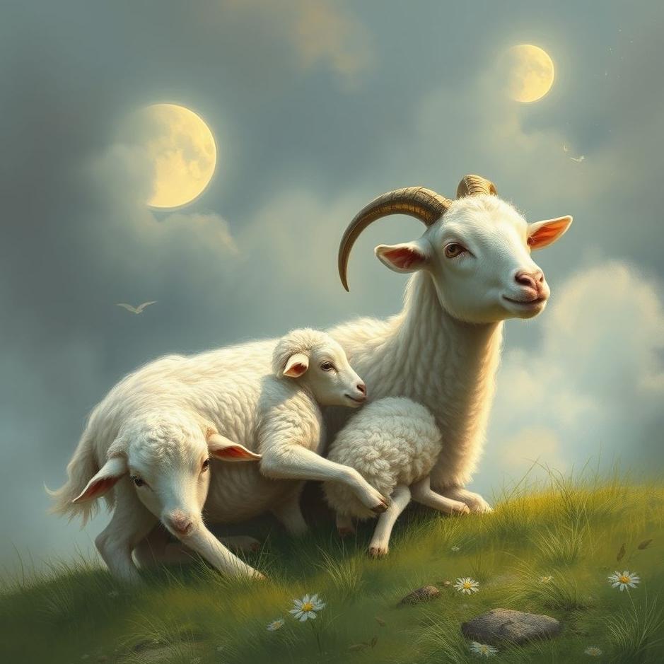 Dream : Goat lambing in a dream