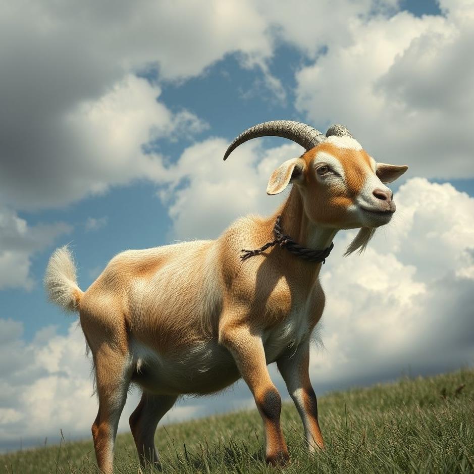 Dream : Goat tied up in a dream