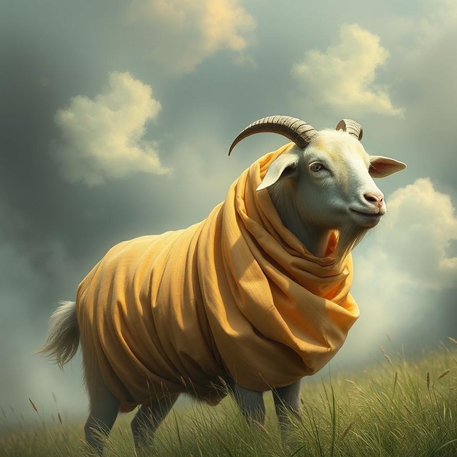 Dream : Goat wrapped in a dream