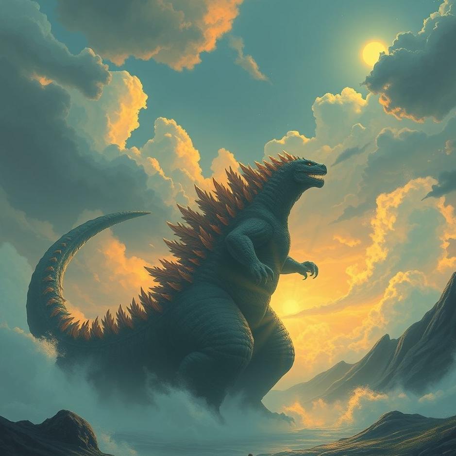 Dream : Godzilla in a dream