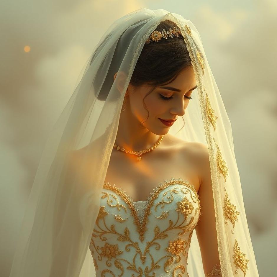 Dream : Gold attached to the bride in a dream