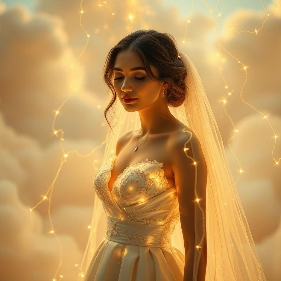Dream : Gold being put on the bride in a dream