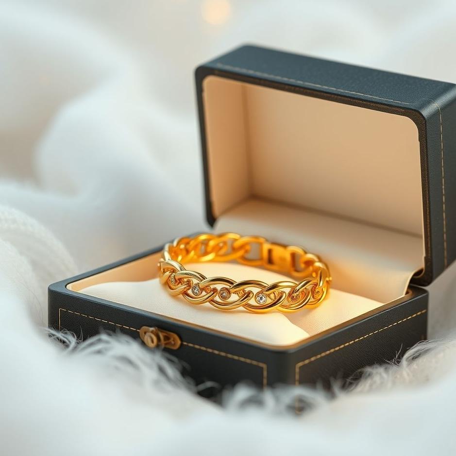 Dream : Gold bracelet in a box in a dream