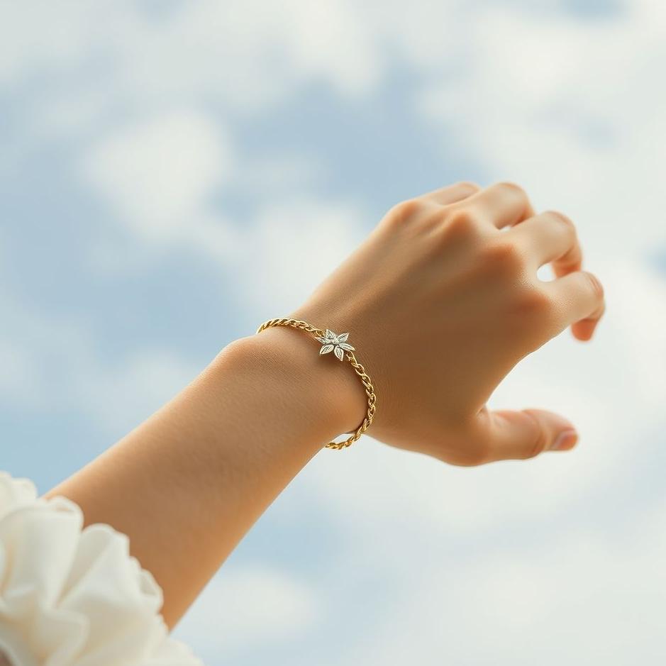 Dream : Gold bracelet on your arms in a dream