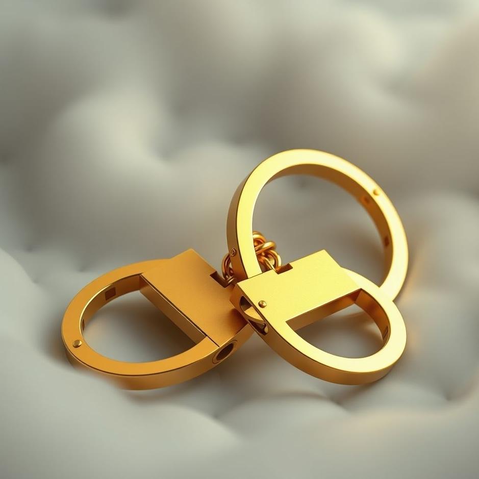 Dream : Gold bracelet with handcuffs in a dream