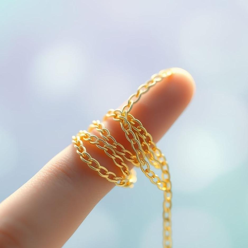 Dream : Gold chain thumb in dream