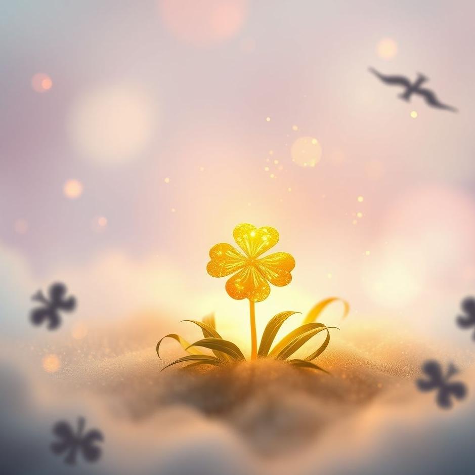 Dream : Gold clover in the dream