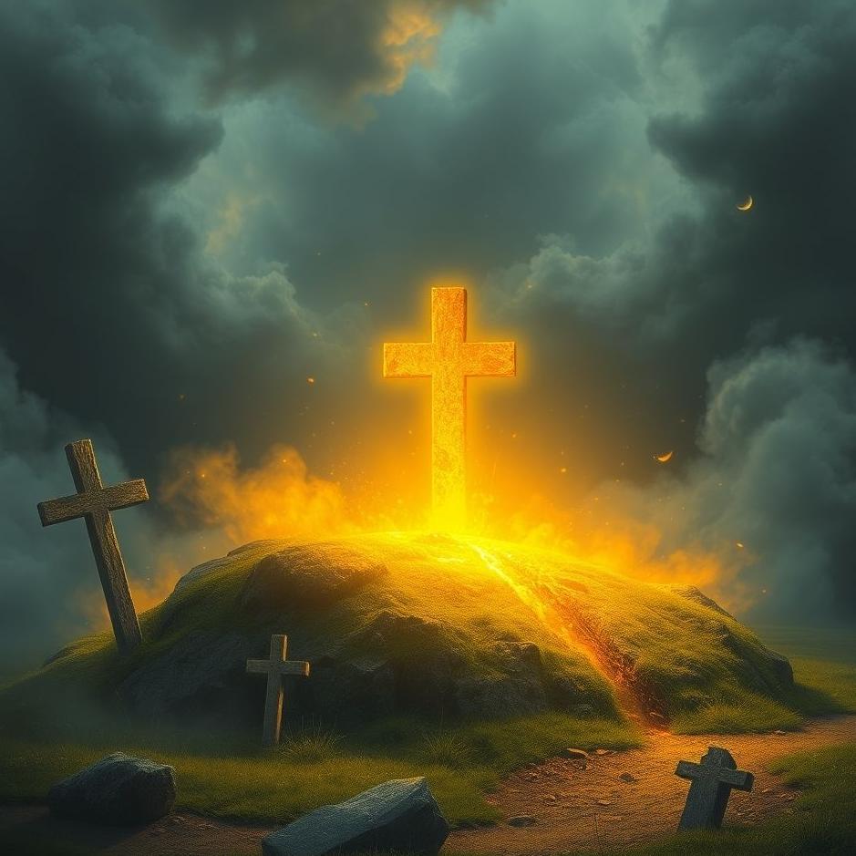 Dream : Gold coming out of a grave in a dream