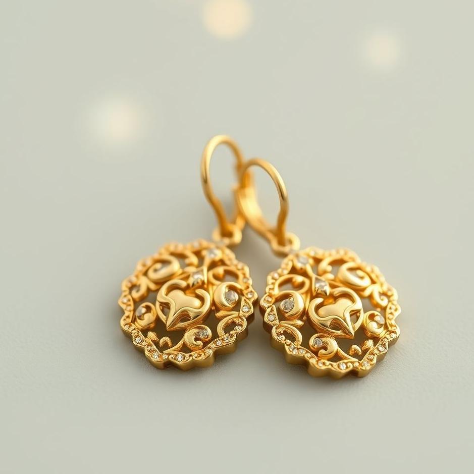 Dream : Gold earrings as a gift in a dream