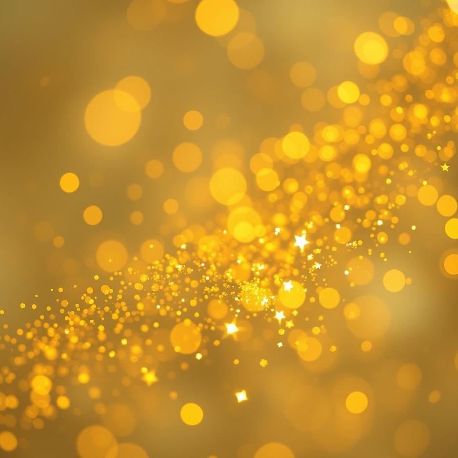 Dream : Gold flakes in a dream