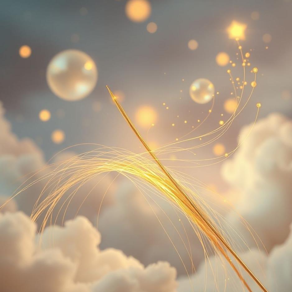 Dream : Gold freengelli needle in the dream