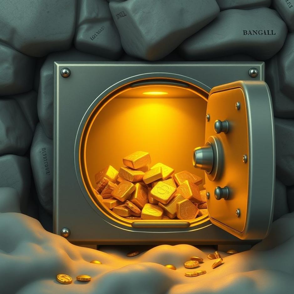 Dream : Gold in a safe in a dream