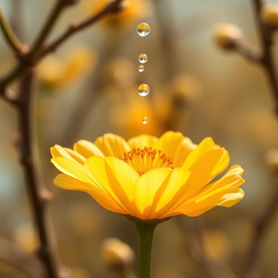 Dream : Gold in April in a dream