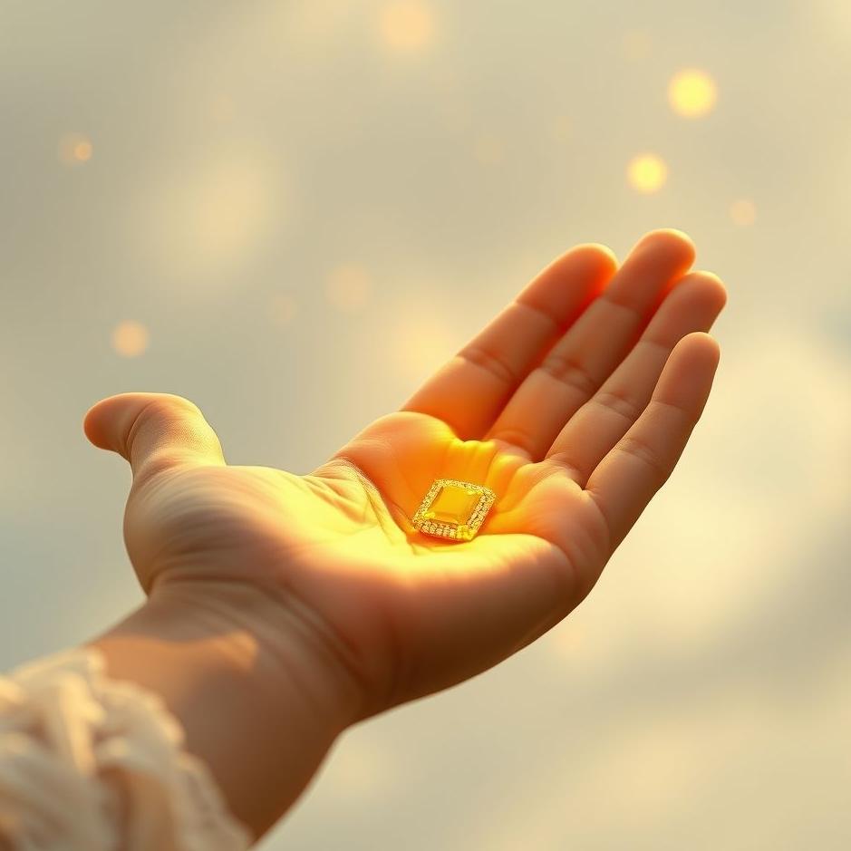 Dream : Gold in your daughter's hand in a dream