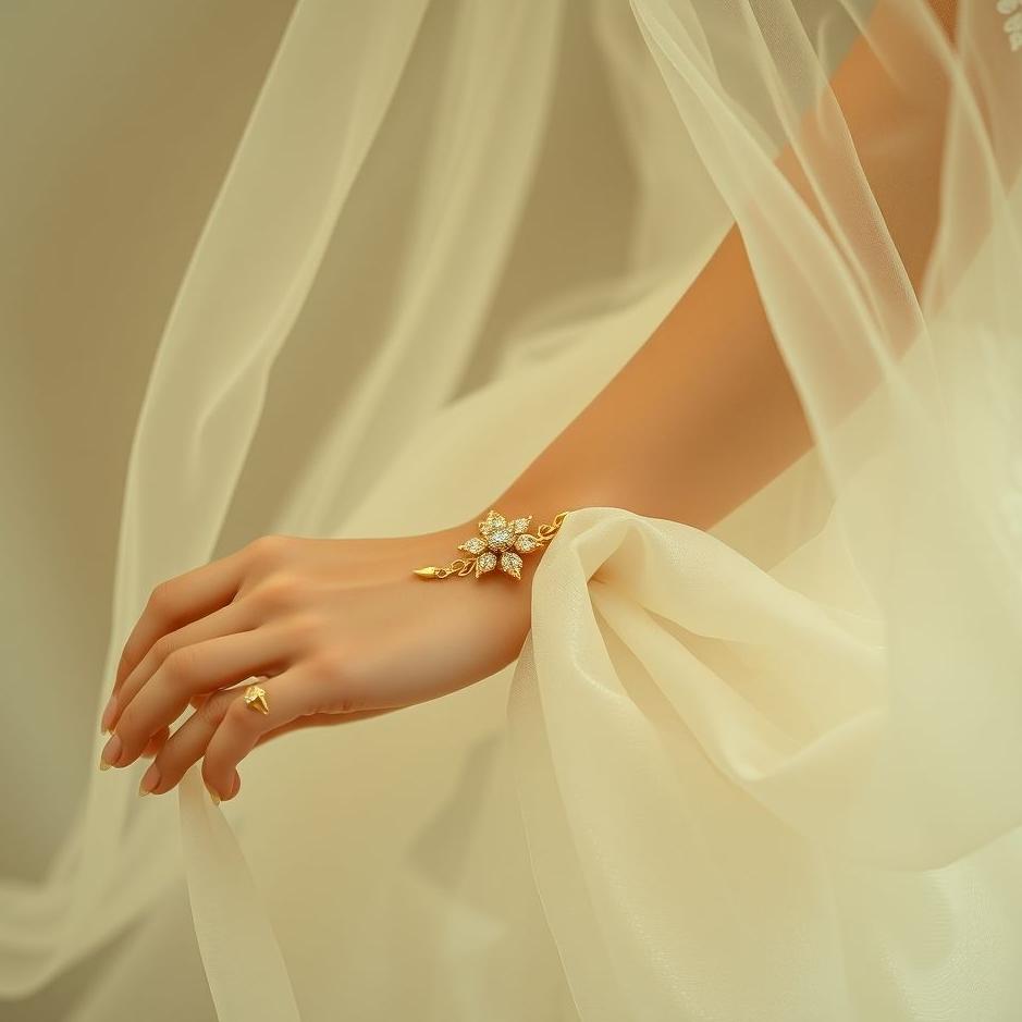 Dream : Gold on the bride's arm in a dream