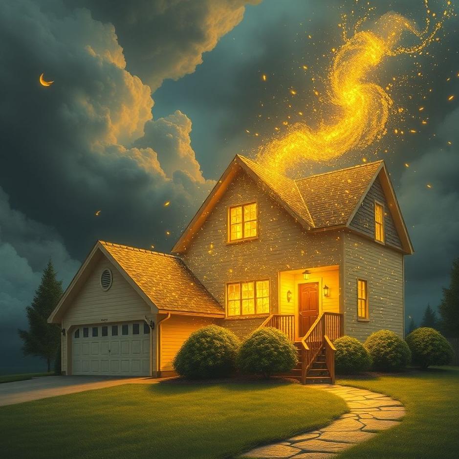 Dream : Gold on your neighbor in a dream