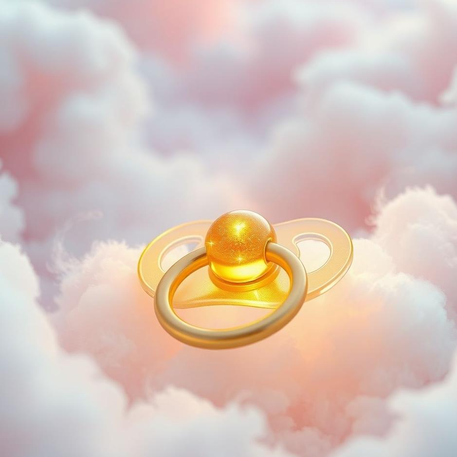 Dream : Gold pacifier in dream
