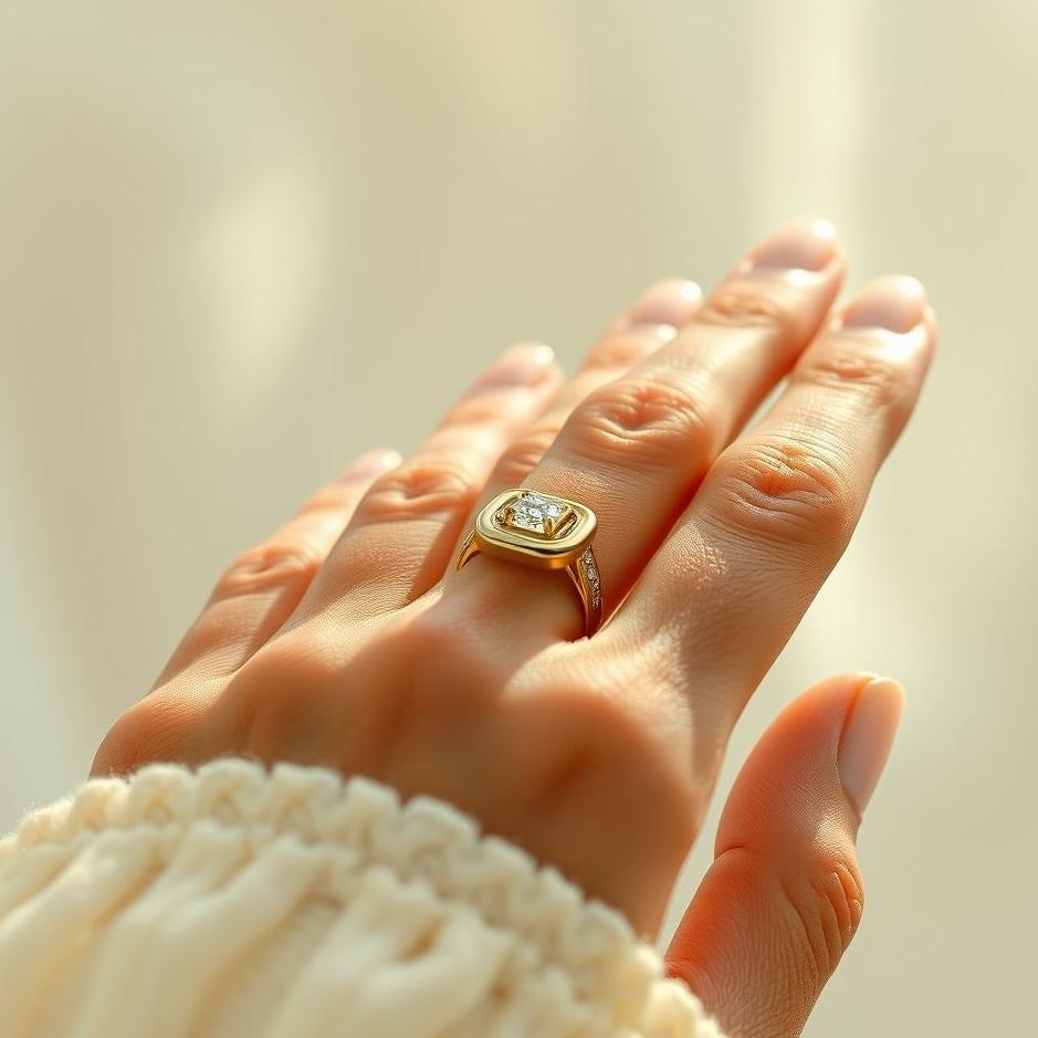 Dream : Gold ring on my finger in a dream