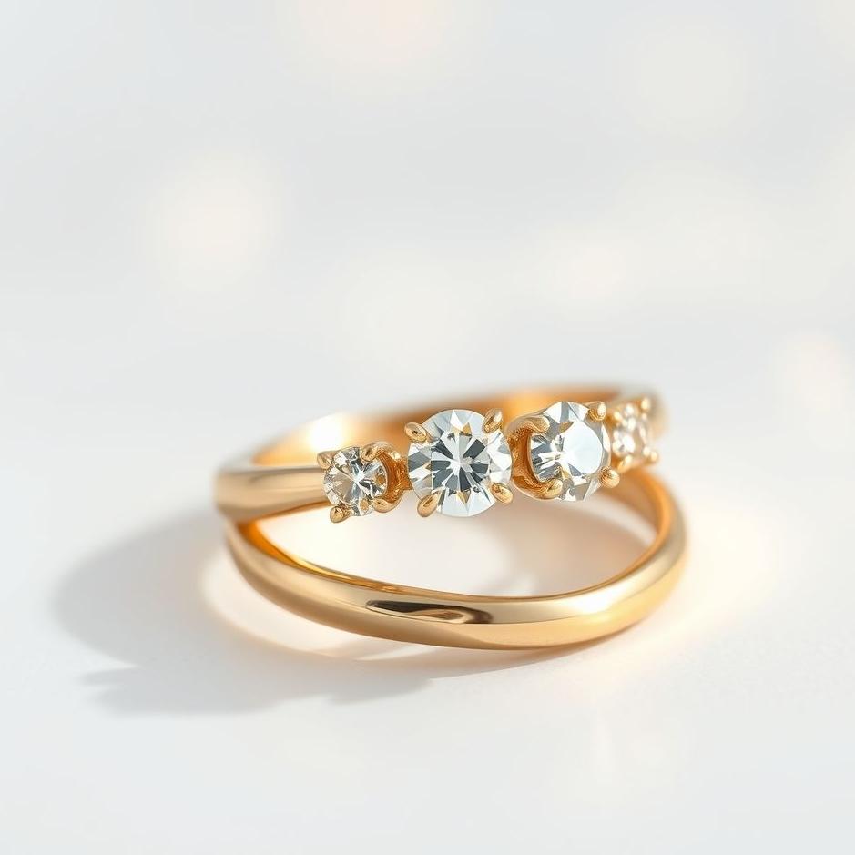 Dream : Gold ring with diamonds in a dream