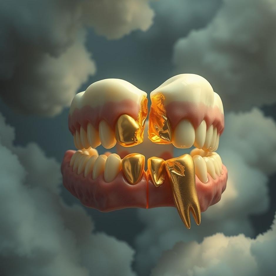 Dream : Gold tooth fracture in the dream