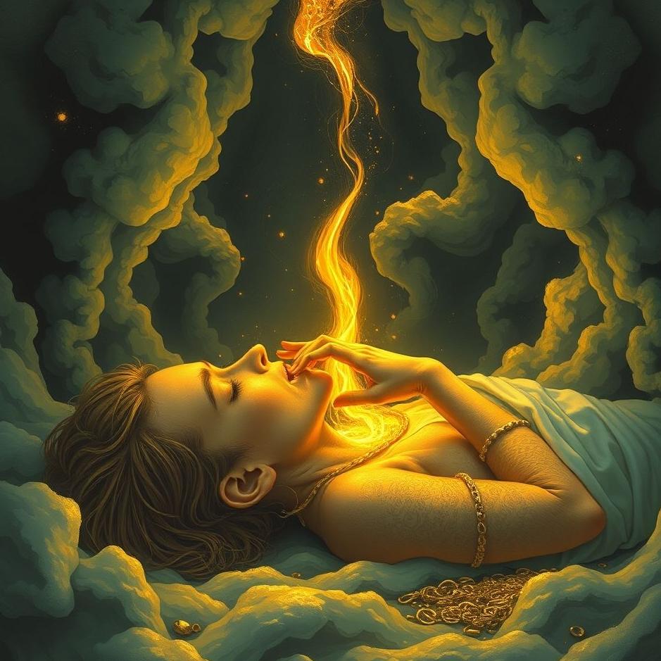 Dream Dictionary : Gold vomiting in the dream