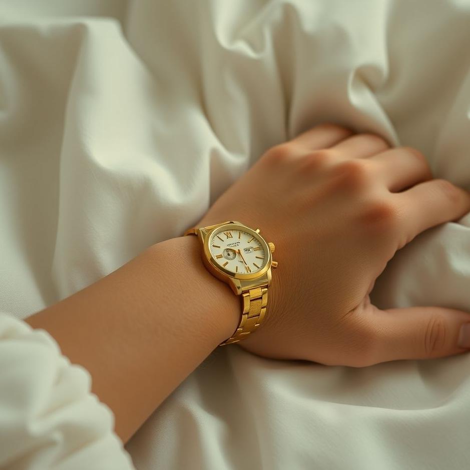Dream : Gold watch on your arm in a dream