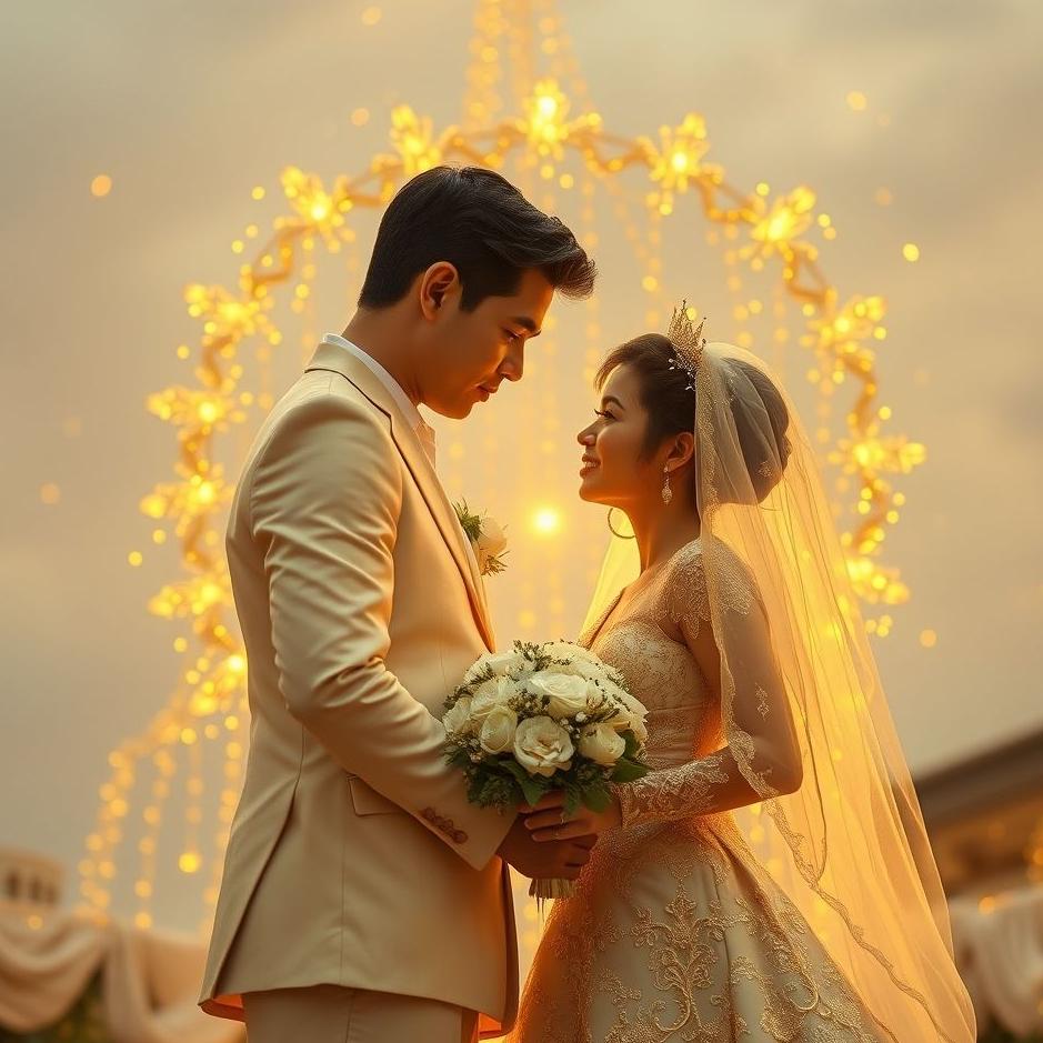 Dream : Gold while getting married in a dream