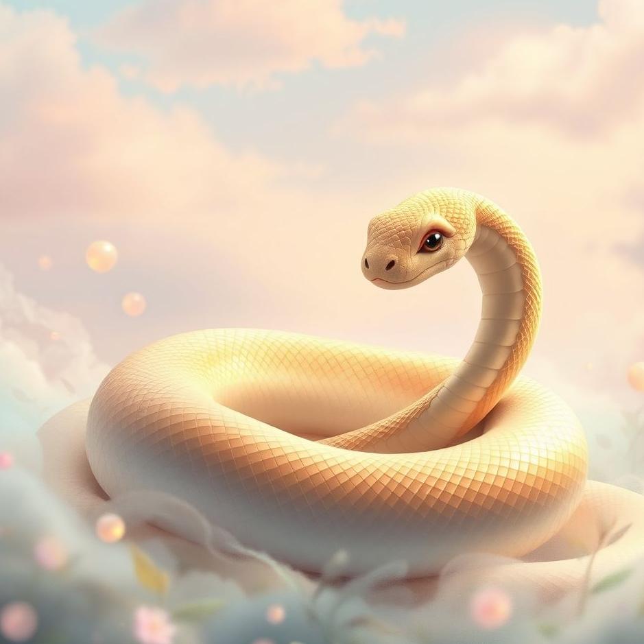 Dream : Good-natured snake in a dream
