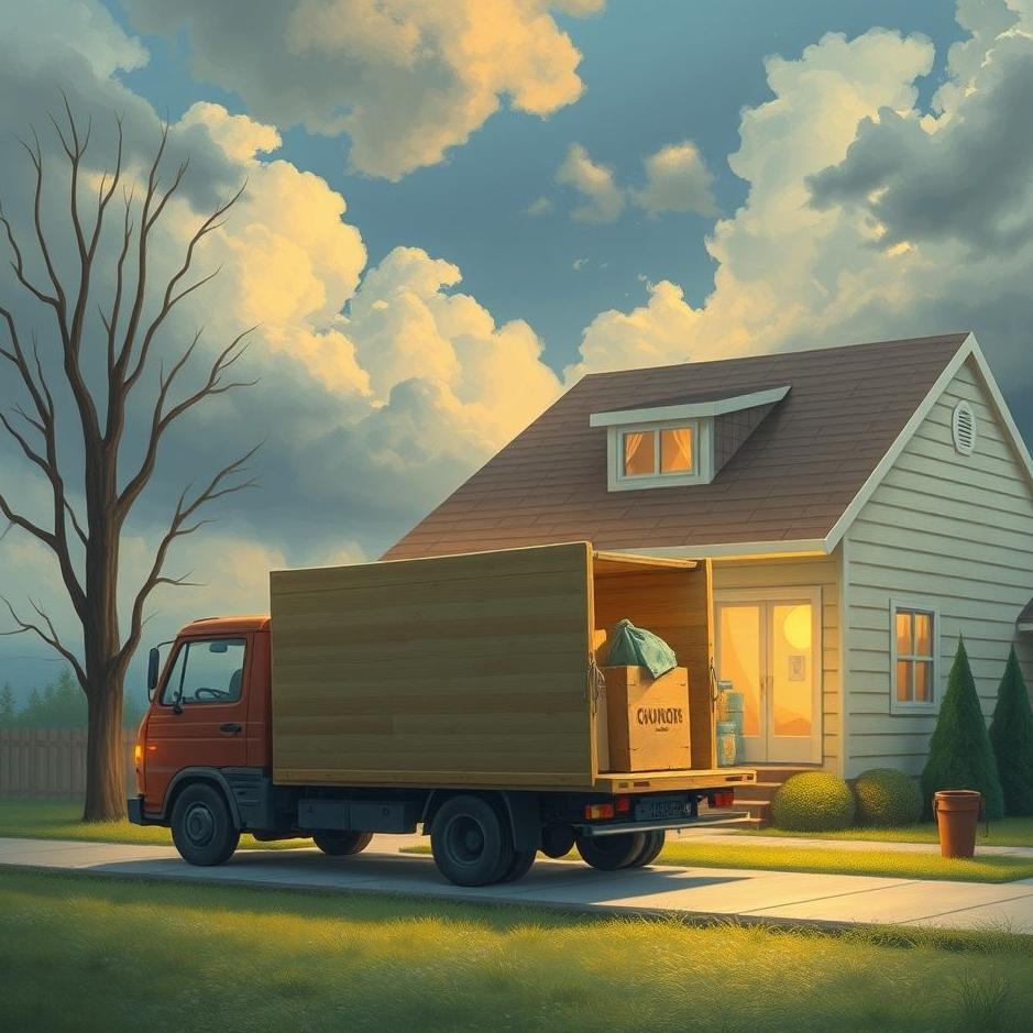 Dream : Goods being moved from home in a dream