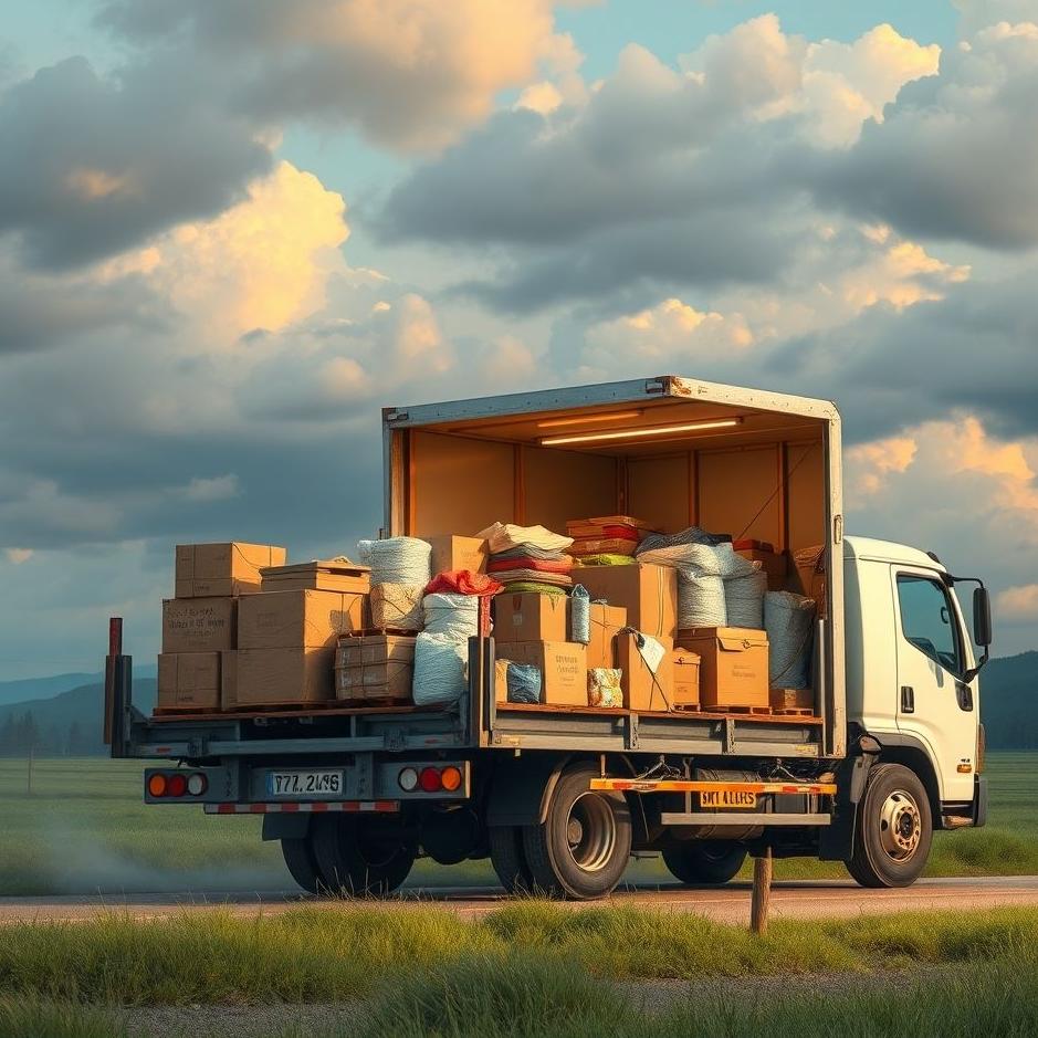 Dream : Goods in a truck in a dream