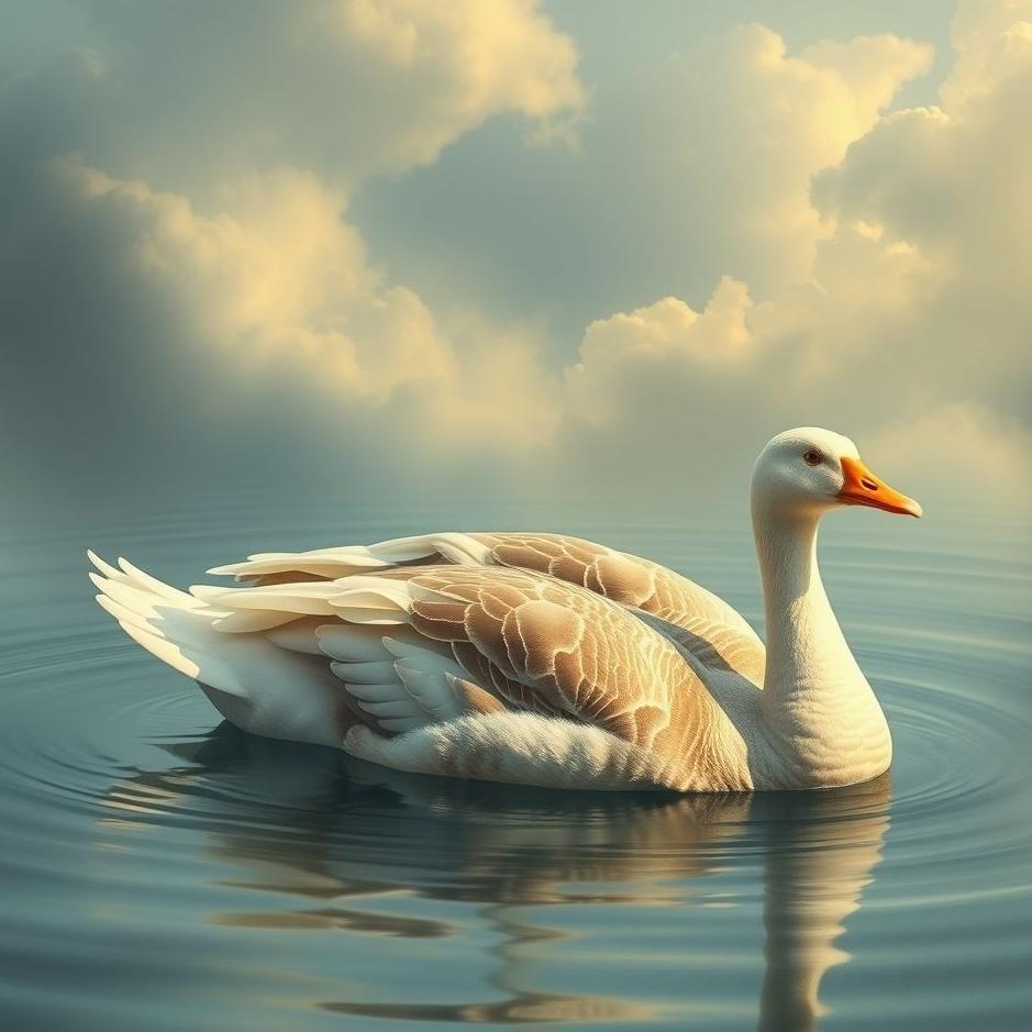 Dream : Goose and a duck in a dream